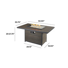 Load image into Gallery viewer, The Outdoor GreatRoom Company Brooks Fire Table- Modern Farmhouse/Coastal Style BRK-1224-19-K