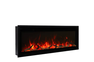 Remii by Amantii Extra Slim Electric Fireplace- Vent Free Indoor/Outdoor Fireplace 4 Sizes 1027-XS