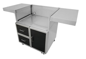 Wildfire Cart for 30-inch Gas Griddle Black Stainless WF-CART30-CG-BSS