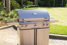 Load image into Gallery viewer, American Outdoor Grill (AOG) 30&quot; Portable Stainless-Steel Grill w/Cart Propane-Rotisserie Backburner 30PCL