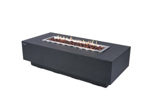 Elementi Granville Gas Concrete Fire Table- Grey- Contemporary OFG121