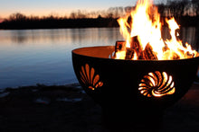 Load image into Gallery viewer, Fire Pit Art - Gas and Wood Fire Pit- Beachcomber