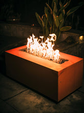 Load image into Gallery viewer, Fire Pit Art - LINC Gas or Propane Fire Pit- Linear Design Four Sizes