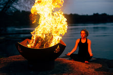 Load image into Gallery viewer, Fire Pit Art - Gas and Wood Fire Pit- Namaste