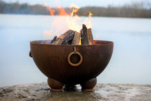 Load image into Gallery viewer, Fire Pit Art - Gas and Wood Fire Pit- Nepal