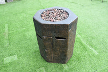 Load image into Gallery viewer, Modeno by Elementi- Basalt Column Tall Concrete Gas Fire Pit- Stone/Boulder Finish OFG601