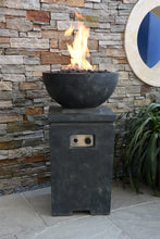Load image into Gallery viewer, Modeno by Elementi Exeter Gas Concrete Column Fire Pit/Fire Bowl- Tall OFG612