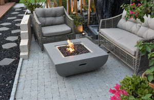 Modeno by Elementi Westport Concrete Fire Pit/Table-Modern OFG135