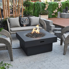 Load image into Gallery viewer, Modeno by Elementi- Branford Gas Square Concrete Fire Pit/Table-2 Colors OFG141