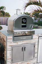 Load image into Gallery viewer, Summerset grill built in pizza oven shown built in on a patio
