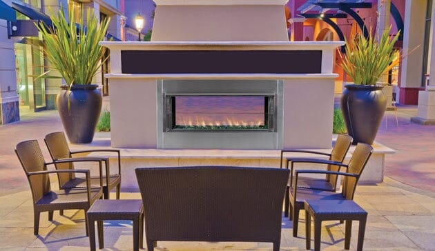 Superior Linear Vent Free Gas Outdoor Fireplace 43