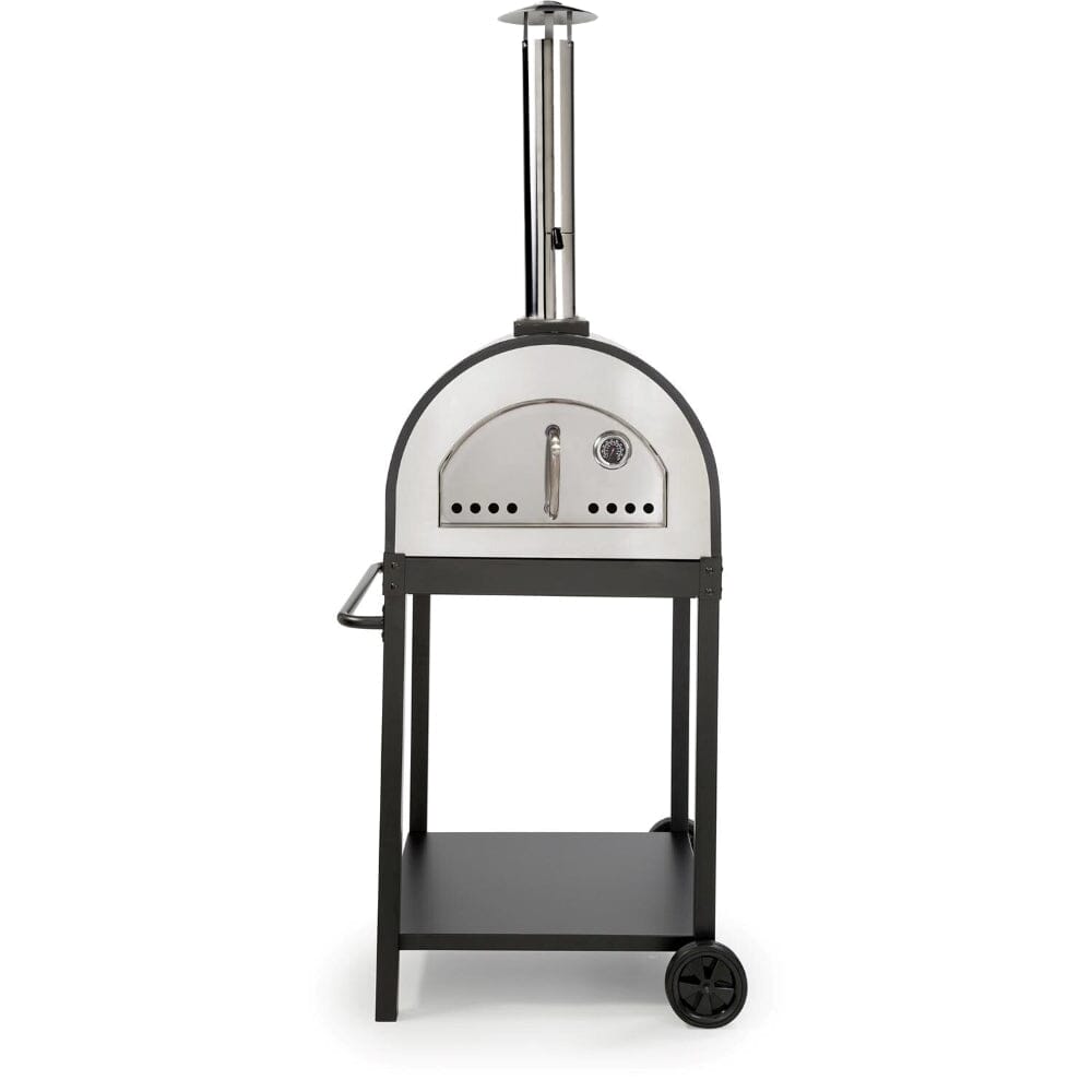 WPPO wood fired pizza oven with cart