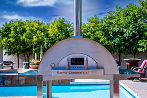 WPPO Karma 55 inch Stainless Steel Outdoor Pizza Oven-Commercial/Large