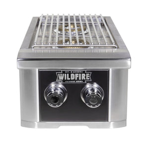 Wildfire Complete Grill Bundle w/Island + 36" Ranch PRO Gas Grill, + Side Burner-Black Stainless WF-GID2022