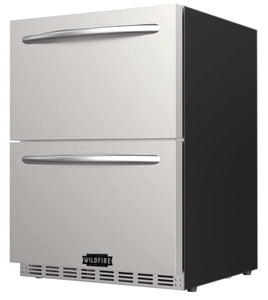 Wildfire Outdoor Living 24 Inch Dual Drawer Outdoor Refrigerator WFRDD-24