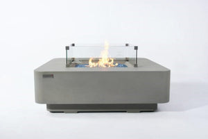 Elementi Plus Lucerne Square Fire Table-Contemporary OFG419LG