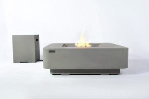 Elementi Plus Lucerne Square Fire Table-Contemporary OFG419LG
