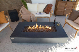 Elementi Plus Positano Linear Fire Table-Contemporary OFG415DG
