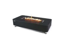 Load image into Gallery viewer, Elementi Plus Valencia Black Marble/Porcelain Fire Table-Contemporary OFP102BB