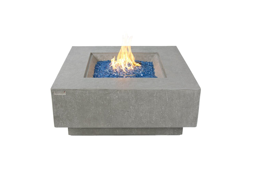 Elementi Plus Victoria Sandstone Square Fire Table-Contemporary OFG413LG