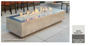 The Outdoor GreatRoom Company- Cove Linear Fire-Midnight Mist 72 inch