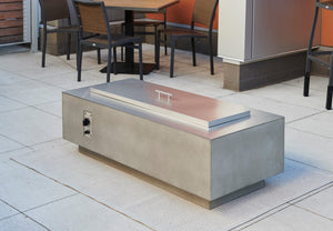 The Outdoor GreatRoom Company- Linear Fire Table- Cove 54 inch Natural Grey CV-54
