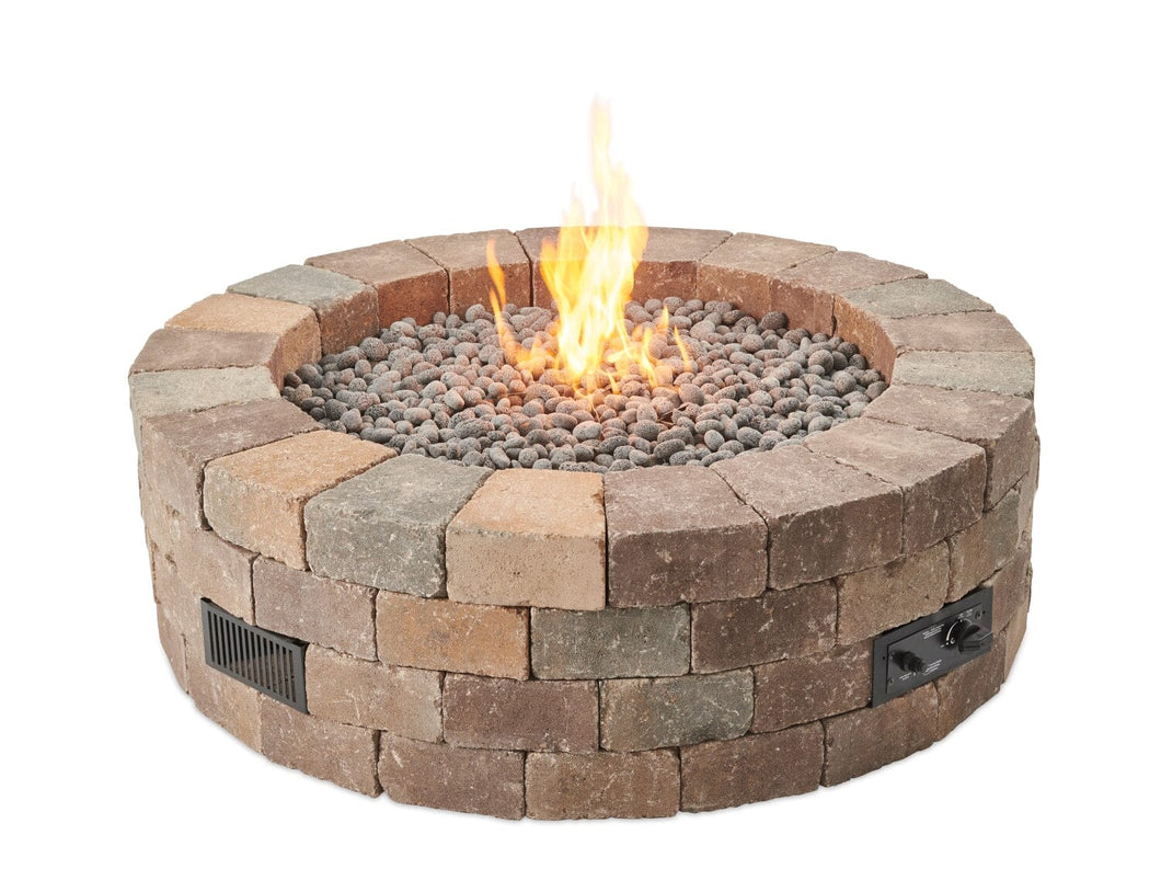 Outdoor GreatRoom Company Bronson Round Gas Fire Pit Kit BRON52-K