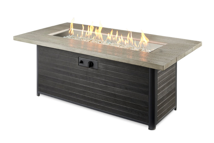 The Outdoor GreatRoom Company- Cedar Ridge Fire Table- Modern Farmhouse Style CR-1242