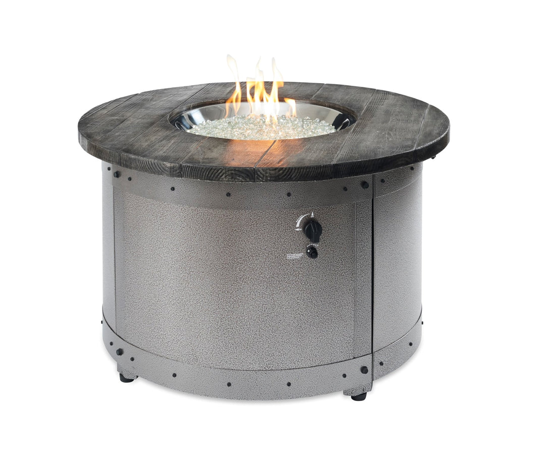 The Outdoor GreatRoom Company- Edison Round Fire Table -Industrial Style ED-20