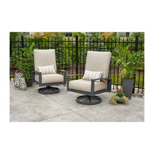 Load image into Gallery viewer, Outdoor GreatRoom Company Lyndale High Back Swivel Rocking Chairs- Set of 2