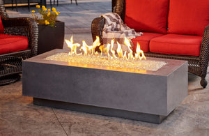The Outdoor GreatRoom Company- Linear Fire Table- Cove 54 inch Midnight Mist CV-54MM